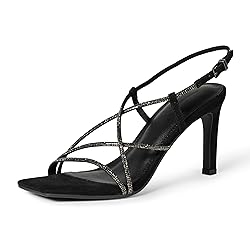 Amazon Essentials Women's Strappy Stiletto Heel