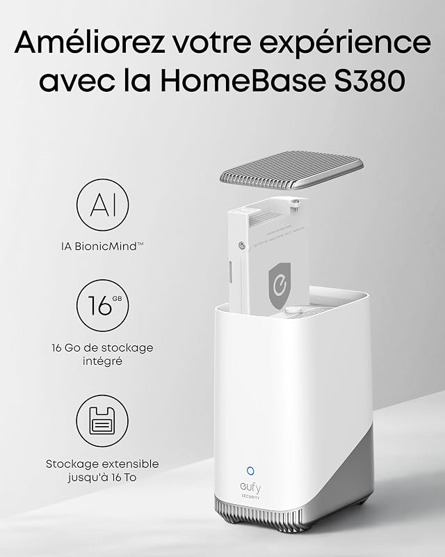 eufyCam E40 2K Caméra Surveillance WiFi extérieur sans Fil