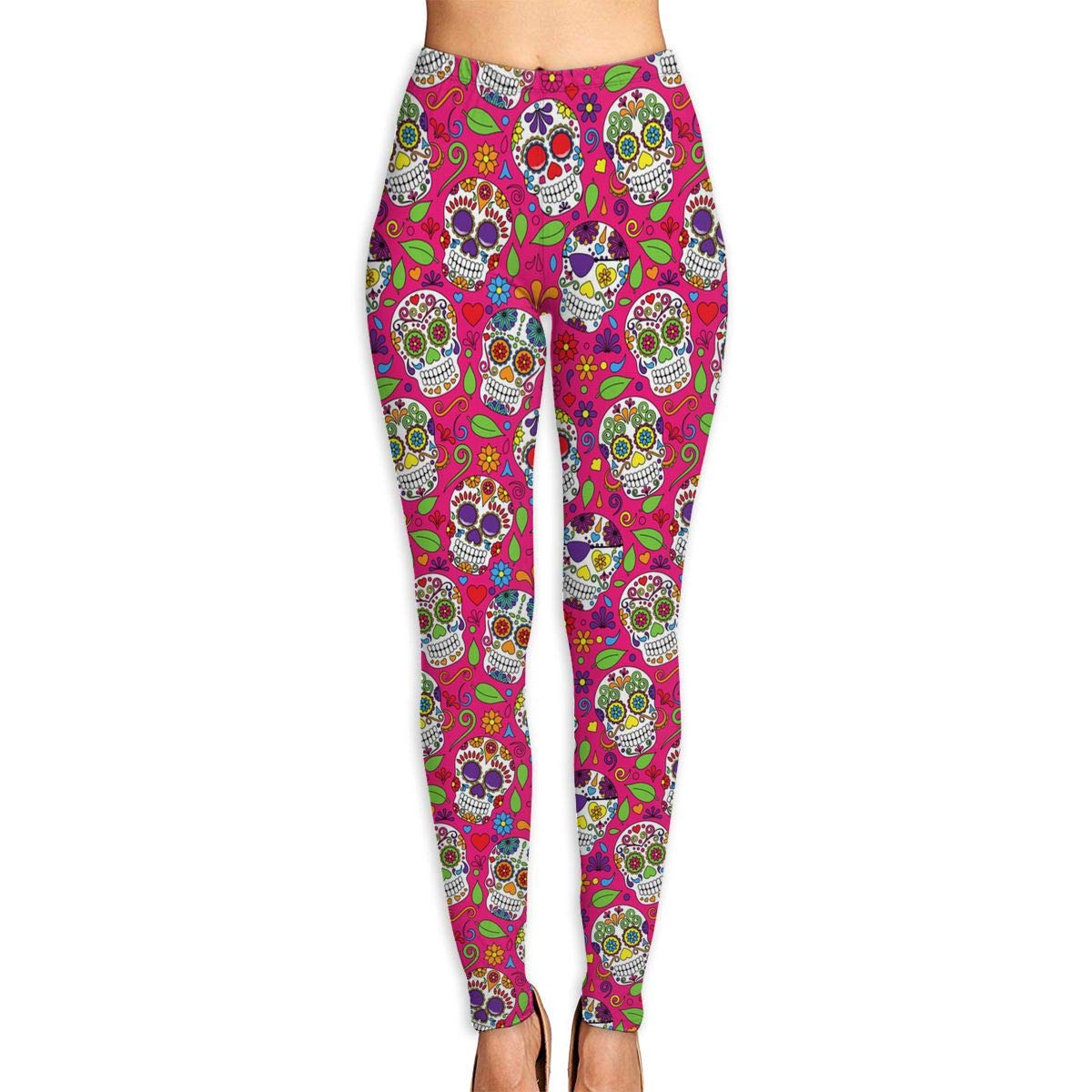 sugar skull running tights