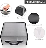 alavisxf xx 432 Capacity CD Case Heavy Duty Zipper Organizer Grey view 2