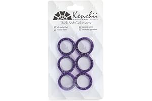 Kenchii Extra Soft Premium Shear Finger Ring Inserts - Thick, Quality Comfort. Elevate Your Grooming Experience with Precisio