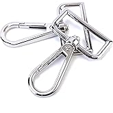 VersaKits 10 Pcs D Ring Swivel Lobster Claw Clasps Push Gate Snap Hooks Trigger Clips for Purse Keychain Strap Making