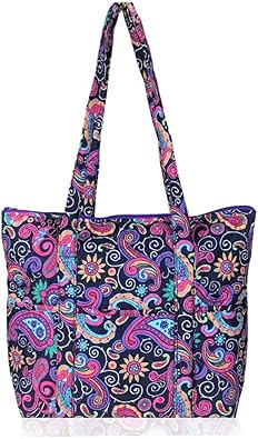 cotton quilted tote bags
