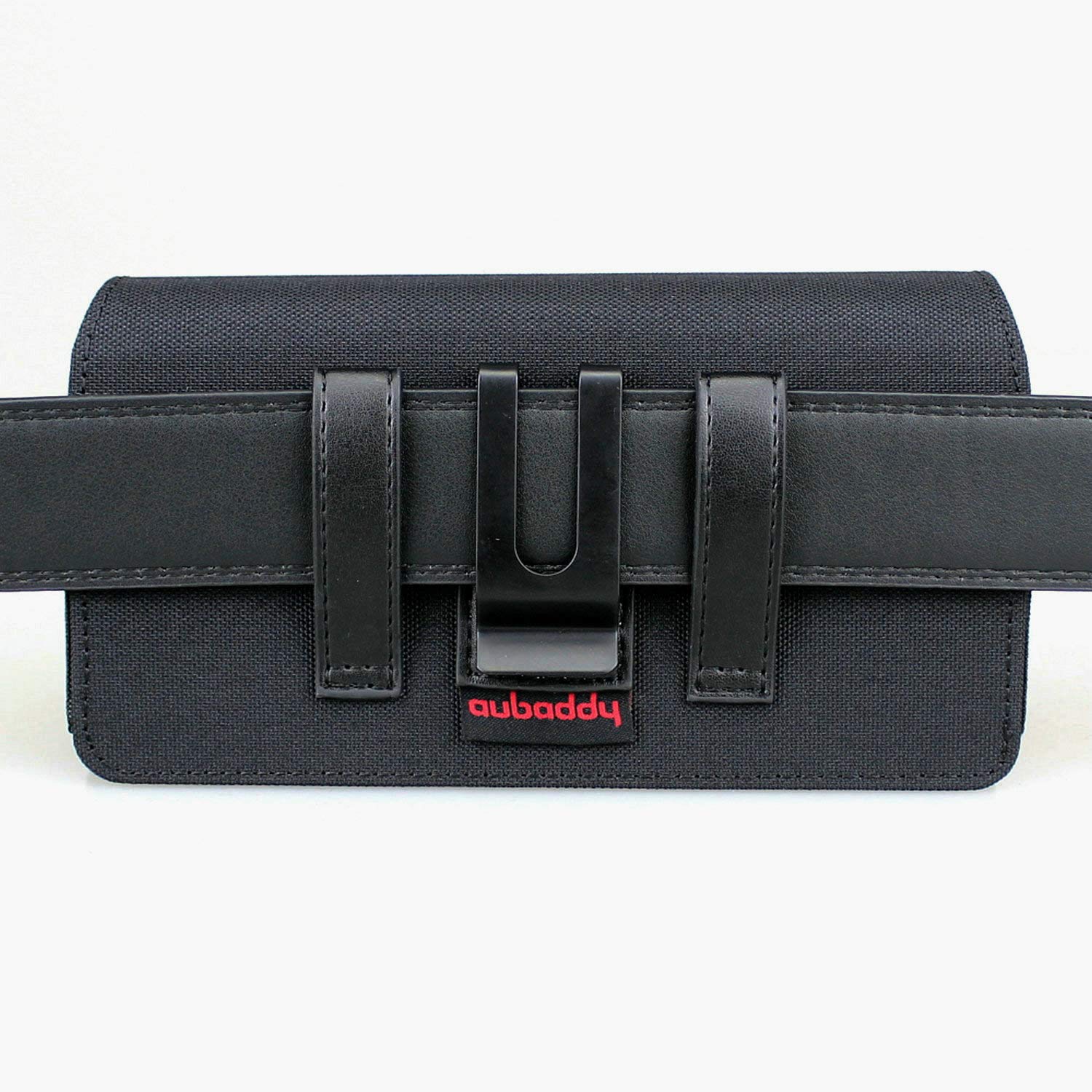 Dual Phone Holster Pouch Case for 2 Phones, Double Decker Belt Clip Case for iPhone (16 15 14 13 12 11) Pro Max/Plus, Samsung Galaxy (S23 S22 S21 S20) Ultra/Plus/Fe (Large)