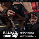 BEAR GRIP Premium Figure 8 Lifting Straps (Pair) Black view 7