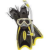 Cressi Adult Light Weight Premium Travel Snorkel Set - Mask & Fins Made in Italy - Palau Set: by Cressi, Quality Since 1946