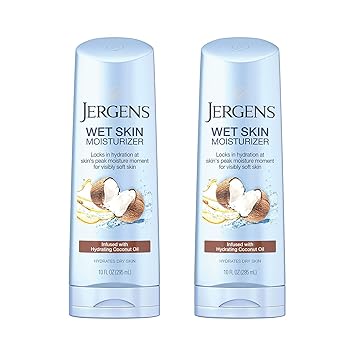 jergens wet skin moisturizer with refreshing coconut oil