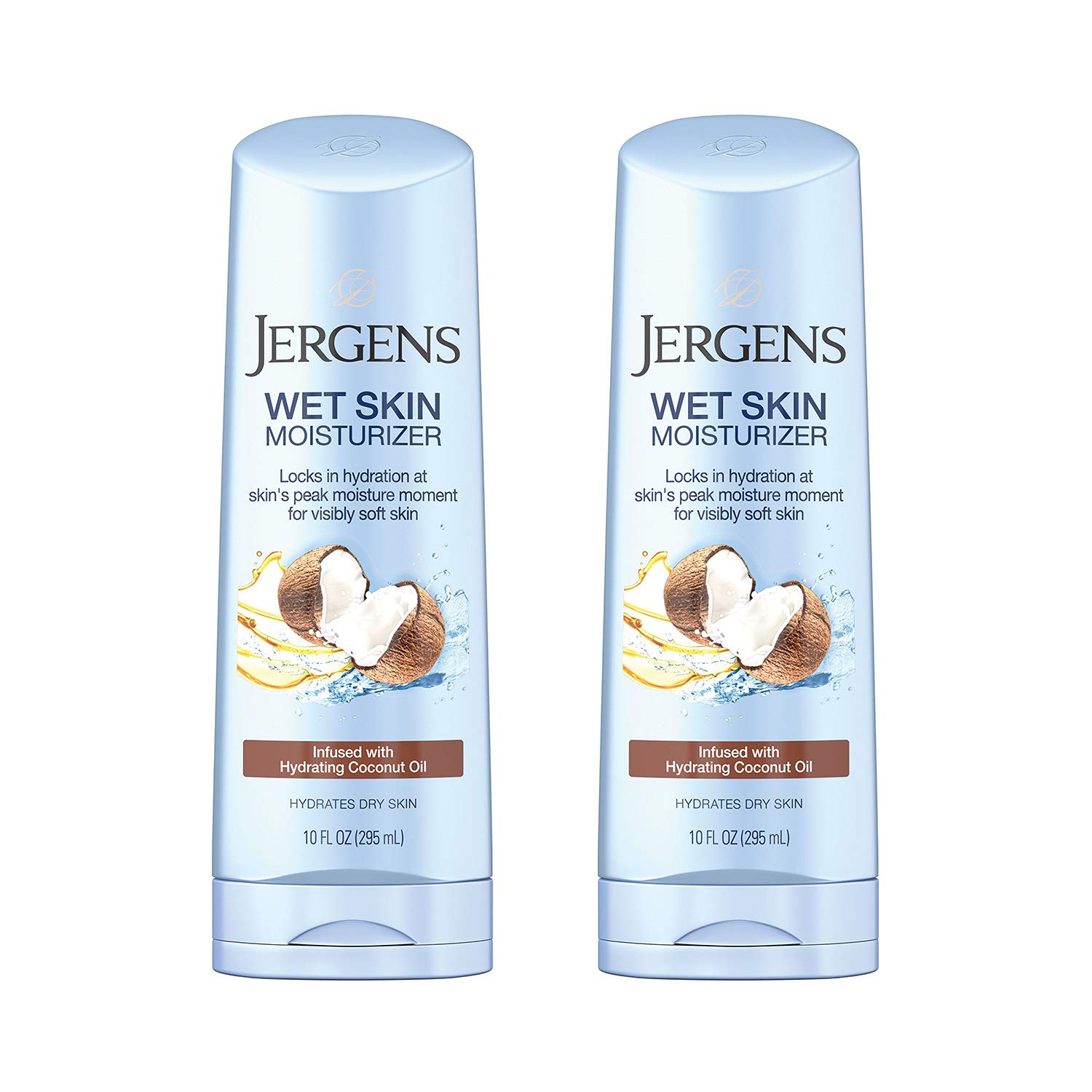 Jergens Wet Skin Body Moisturizer With Refreshing Oil Coconut 10 Oz Pack Of 2 Buy Online In Papua New Guinea At Desertcart 161821417