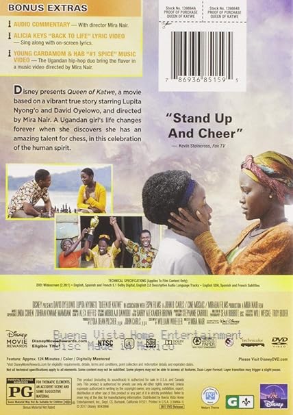 Queen Of Katwe Amazon De Dvd Blu Ray