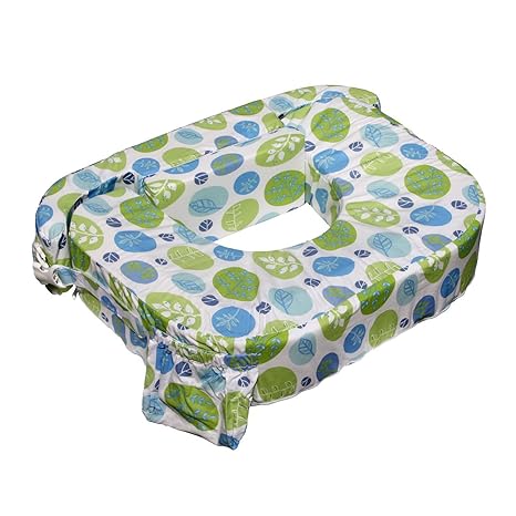 Zwillingskissen Plus Blättermuster