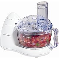 Hamilton Beach Compact 8-Cup Food Processor & Vegetable Chopper for Chopping, Shredding, Slicing, Mixing and Mincing…