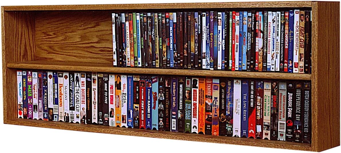 Amazon Com The Wood Shed Solid Oak Dvd Storage Cabinet Clear Home Improvement