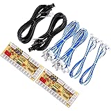 Easyget 2 Player Zero Delay Generic Game Controller USB to Joystick for MAME Raspberry Pi 1 2 3 RetroPie DIY Projects