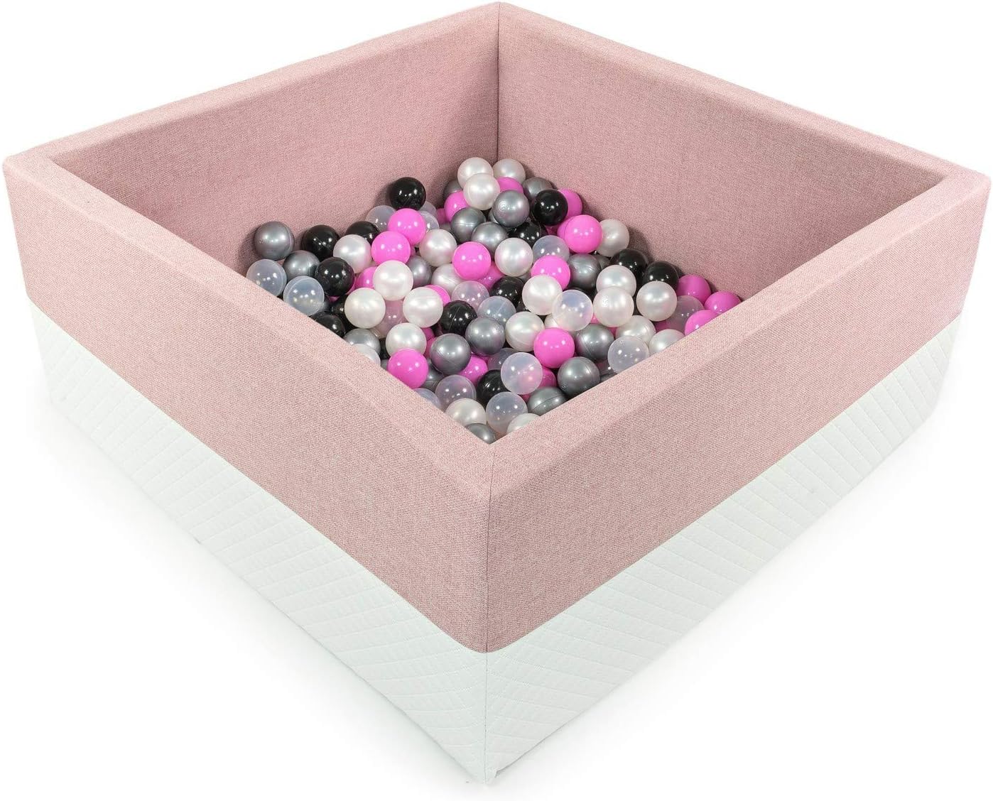 Tweepsy Soft Baby Ball Square Pool Pit 250 Balls 90x90x40cm Handmade EU - BKWE2