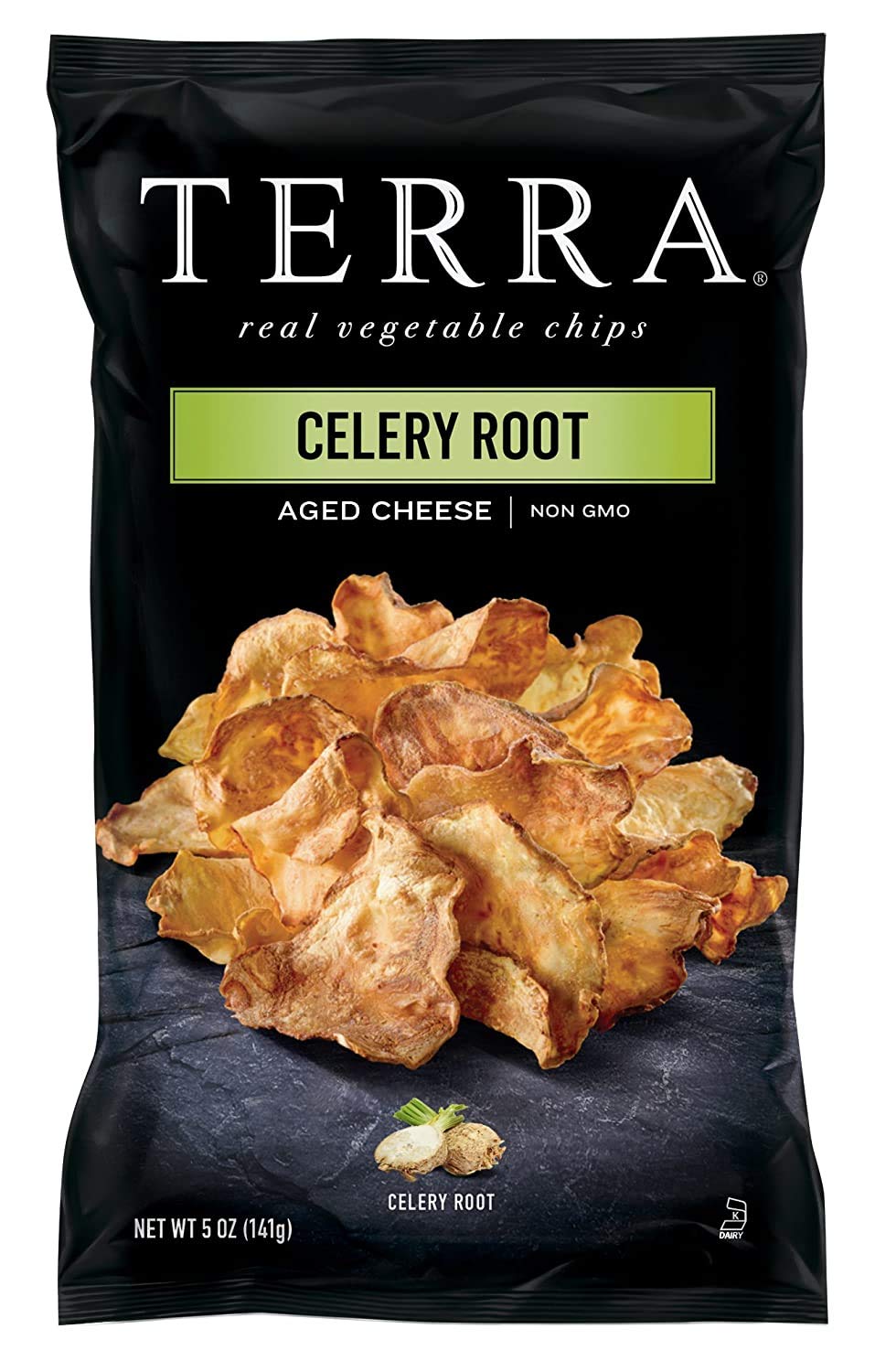 TERRA Vegetable Chips, Celery Root with Aged Cheese, 5