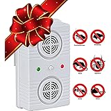 Mice, Rodent, Cockroach And Rat Repellent Ultrasonic Device - Best Humane Electronic Pest Control For Home