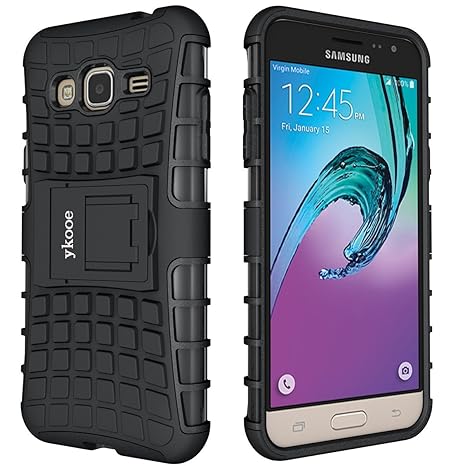 ykooe Handyhülle für Samsung Galaxy Grand Prime Hülle, (TPU Series) Drop Resistance Handys Schutz Hülle mit Ständer für Samsu