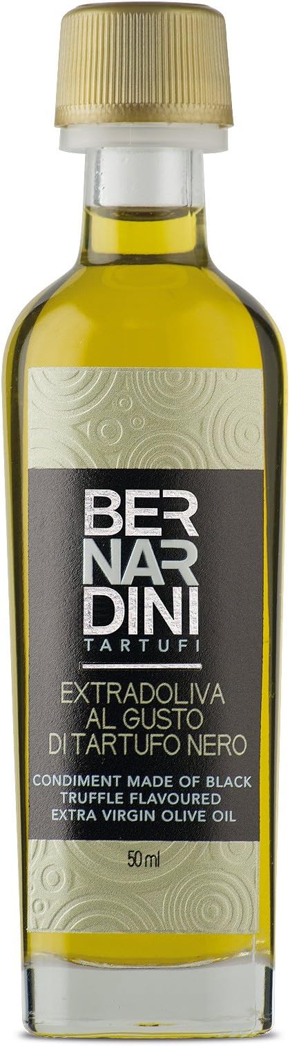 Black Truffle Oil (Bottle 50ml), Italian Food Specialty with Italian Truffles - Bernardini Tartufi