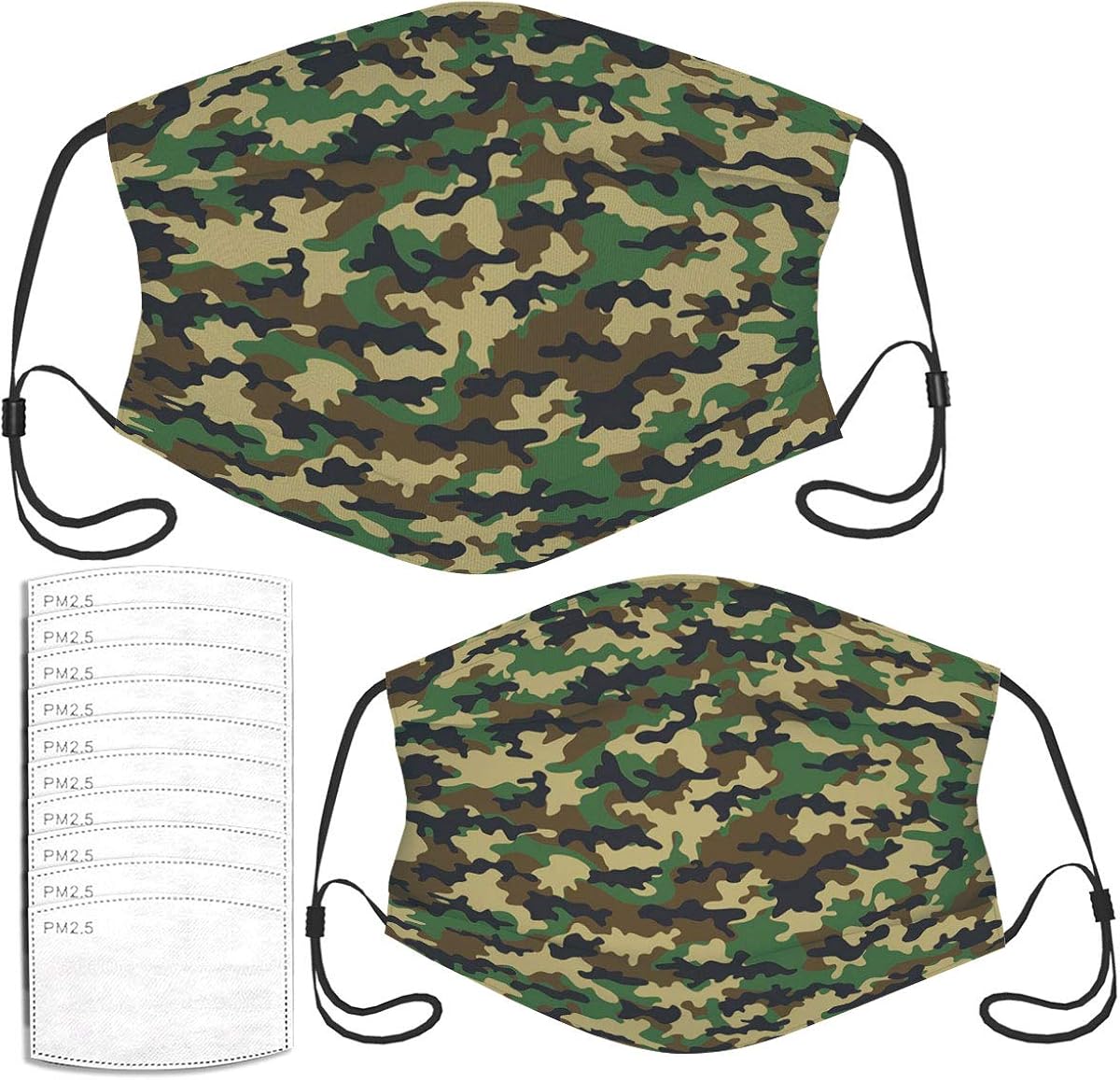 Face Mask Seamless Camouflage Military Cloth of Masks Set with 10