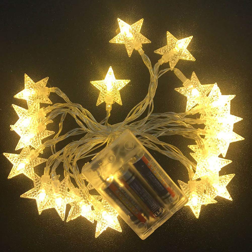 LED Starlight String, 80 Light Warm White, Battery 10 Meters Twinkling Star, Suitable for Indoor, Outdoor, Wedding, Party, Christmas Garden Decoration