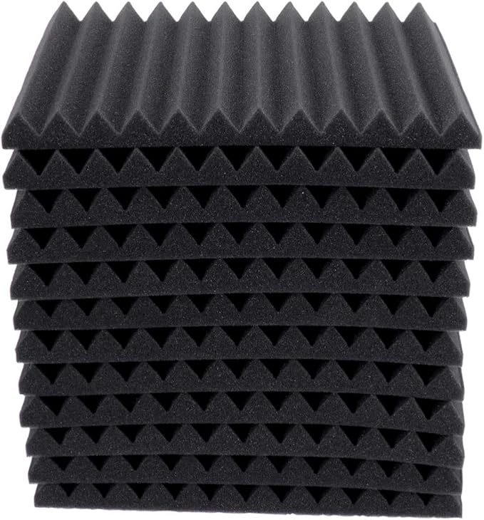BESPORTBLE 12Pcs Sound Absorption Wall Panel Groove Type