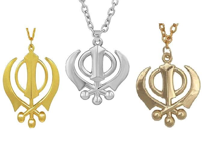 Buy CResha Multicolor Sikh Sardar Punjabi Khalsa Khanda Chain Locket