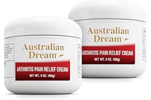Australian Dream Arthritis Pain Relief Cream - Soothing & Non-Greasy - Powerful Topical Arthritis Pain Relief - Good for Muscle Aches or Joints - 9 oz Jars (2 Pack)