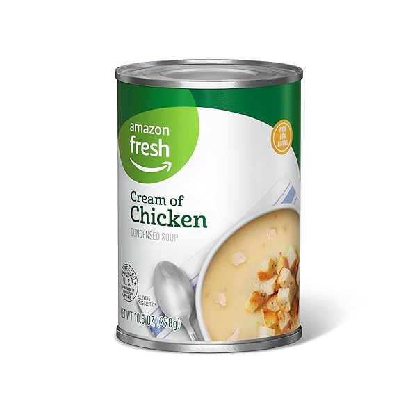 AMAZON FRESH, CONDENSED CREAM OF CHICKEN SOUP, 10.5...