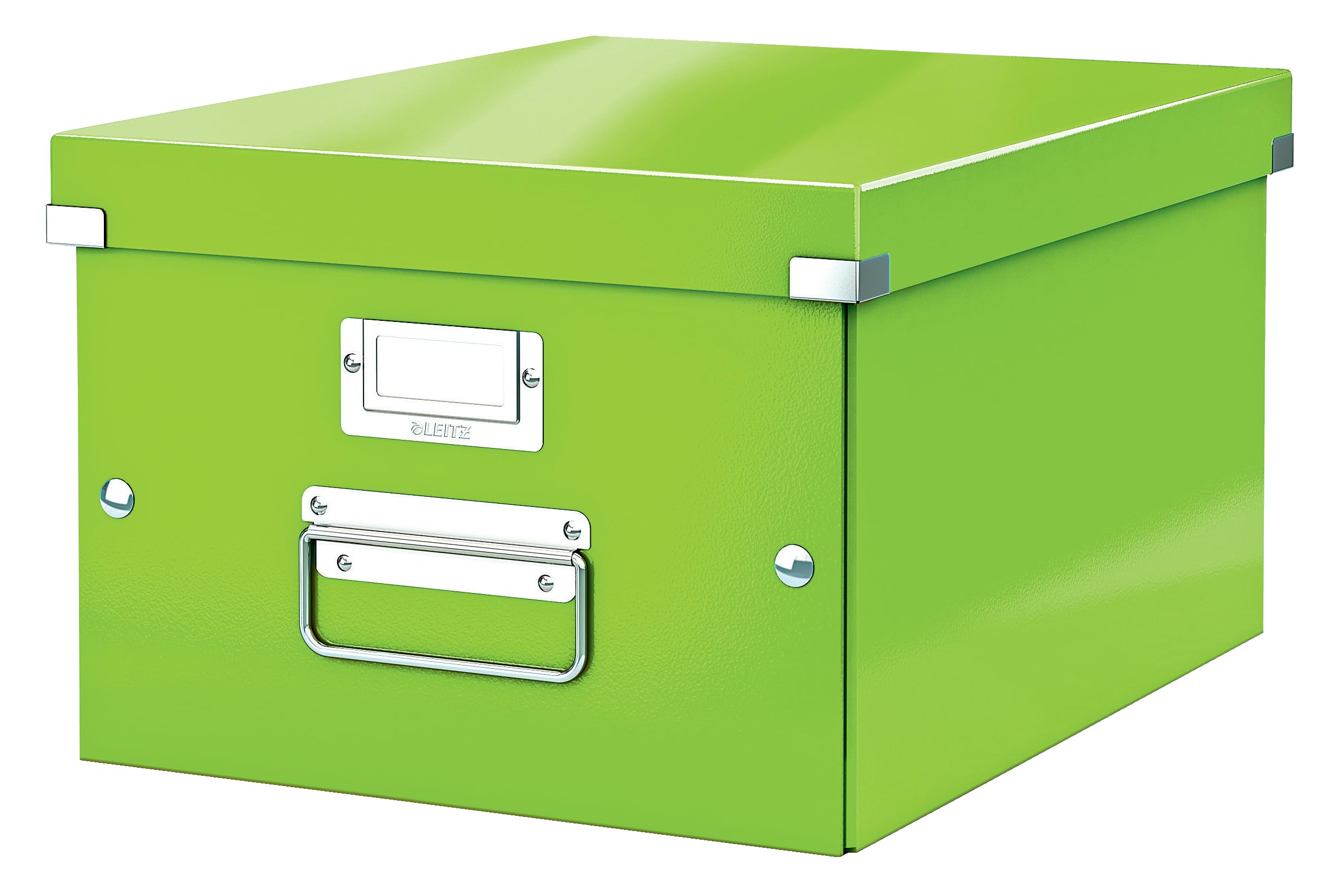 Leitz 60440054 A4 Storage Box, Click and Store Range, Medium, Green, 36.9 x 28.1 x 3.7 cm