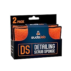 Suds Lab DS Microfiber Detailing Scrub Pad 2 Pack