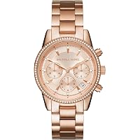 Amazon.com: Michael Kors Bryant Chronograph Rose Gold-Tone  display picture 3