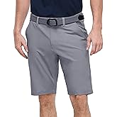 Outdoor Ventures Men's Golf Shorts 11" Inseam Classic-Fit Flat Front Stretch Casual Shorts with Pockets Summer Hiking Travel