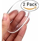 2 Pack Silicone Makeup Sponge [Washable] Premium Quality - Gel Foundation Makeup and Puff BB - Best Silisponge Cosmetic Beauty Tools Blender [Clear]