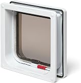 Cat Mate Lockable Cat Flap with Door Liner to 50mm White 234 W view 10
