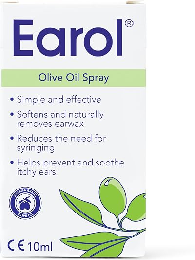 Earol Olive Oil Ear Wax Removal Spray 10ml Metered Dose Bottle