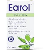 Earol Olive Oil Natural Ear Wax Softener Naturally Removing Effective Spray