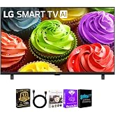 LG 32 Inch LB65 Series HD LED Smart AI TV Bundle | HDMI Cable, Streaming Bundle &amp; 12 Month CPS Warranty | webOS | AI Smart TV | HDR | WiFi | Voice Ready