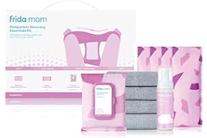 Frida Mom Postpartum Recovery Essentials Kit, New Mom Gifts, Cooling Pad Liners, Ice Maxi Pads, Disposable Underwear, Perinea