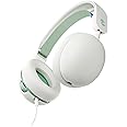 Skullcandy Grom Wired Headphones, Volume-Limiting Audio, Comfortable Over-Ear Fit, Foldable, Designed for Kids 6+, Convenient for Travel with 3.5mm Plug, Built-in Microphone - Bone Seafoam