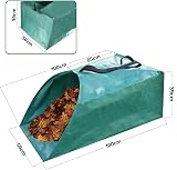 Singwow 200L Dustpan Style Garden Waste Bag Pair Heavy Duty view 2