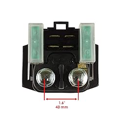 Caltric Starter Solenoid Relay Compatible with