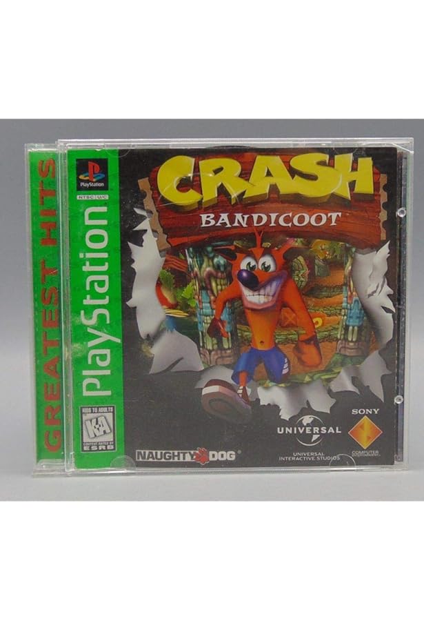JEU VIDÉO PLAYSTATION PS1 PAL Crash Bandicoot Warped complet Black