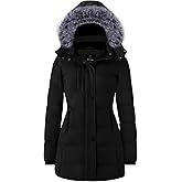 wantdo Women's Recycled Puffer Jackets Warm Winter Coats Long Winter Jacket Puffy Coat