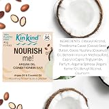 KinKind NOURISH me Conditioner Bar Coconut Argan Oil UK Made Vegan 50 Washes view 7