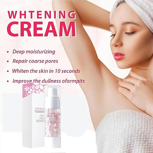 Gmeelan Sakura Gluta Underarm Whitening Cream, Japan Sakura Gluta  Brightening Underarm Cream, Brightening Booster Sakura Pearl Capsules, Sakura  Glutathione Reduce White Skin (3PCS) in Saudi Arabia