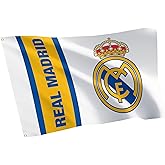 Desert Cactus Real Madrid FC Flag Los Blancos Madridistas Soccer 100% Polyester Indoor Outdoor 3x5 feet Team Flags (Flag K)