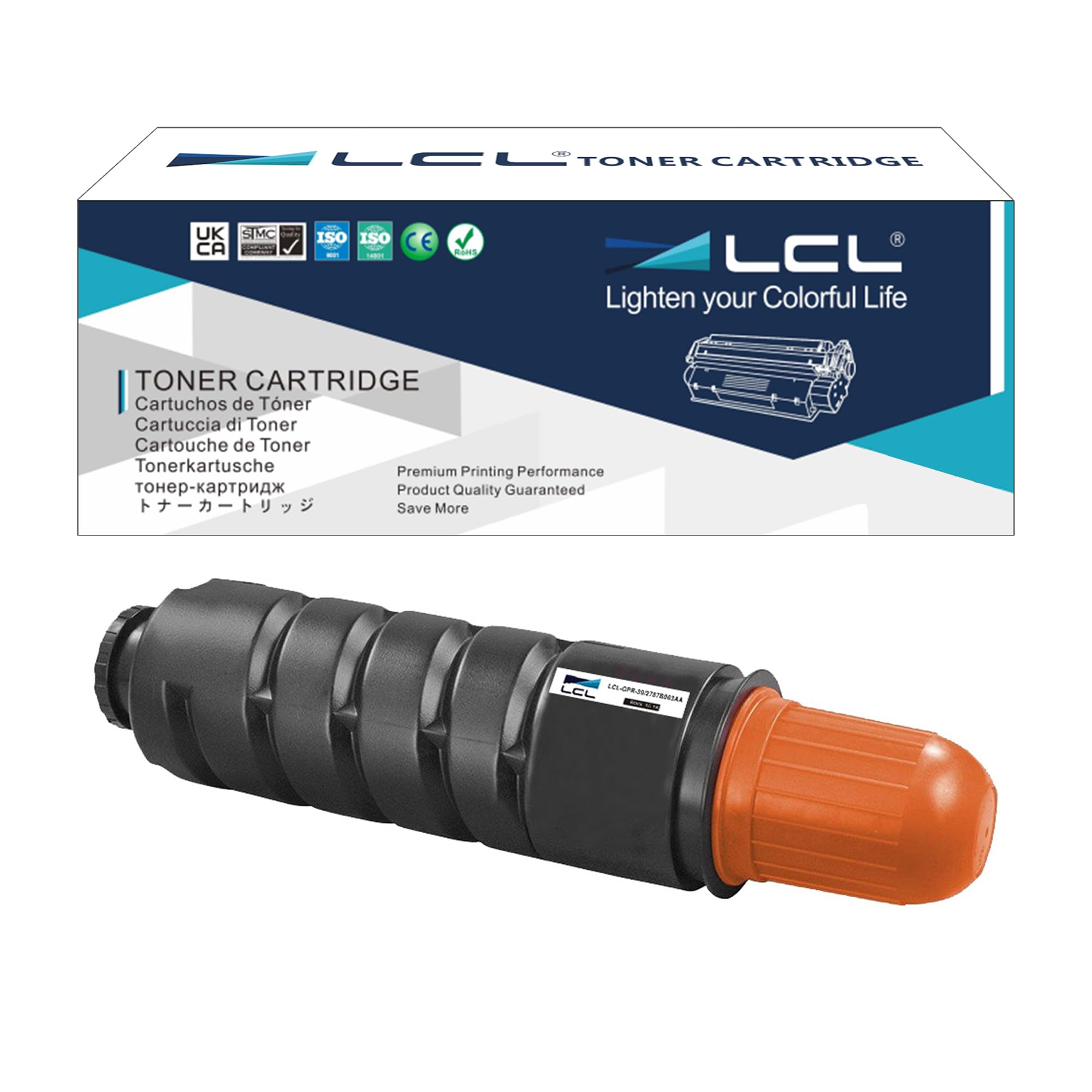 Photo 1 of LCL Compatible Toner Cartridge Replacement for Canon GPR-39 GPR39 2787B003AA 1730 1730 1730IF 1740 1740IF 1750 1750IF (1-Pack Black)