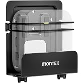 monTEK Adjustable Cable Box Wall Mount up to 11 LBS, Narrow | Small Devices Wall Mount, Modem Mount, for WiFi Router, DVD Player, Mini PC, Game Consoles &amp; Streaming Media Devices