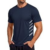 TACVASEN Mens Workout Shirts Dry Fit Short Sleeve Running Athletic T-Shirts | UPF 50+ Sun protection, Quick dry fabric, Breathable &amp; Lightweight, Athletic cooling running t shirt