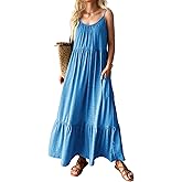 Mieazom Women's Sleeveless Maxi Dress